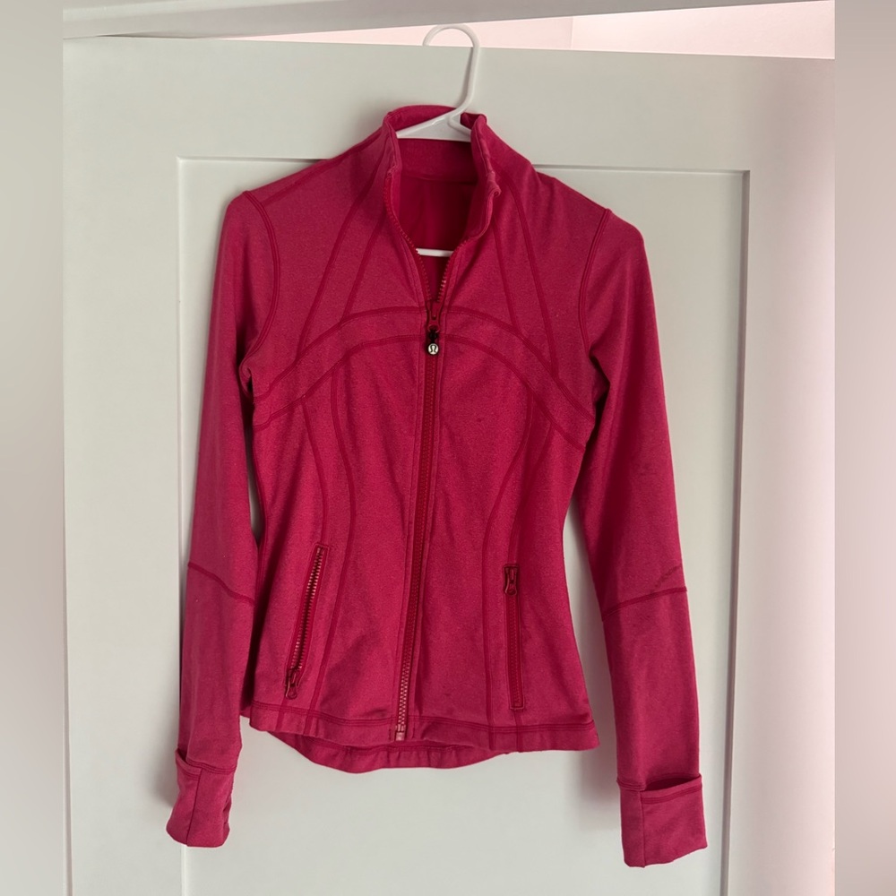 Lululemon Athletica Vibrant Pink Jacket